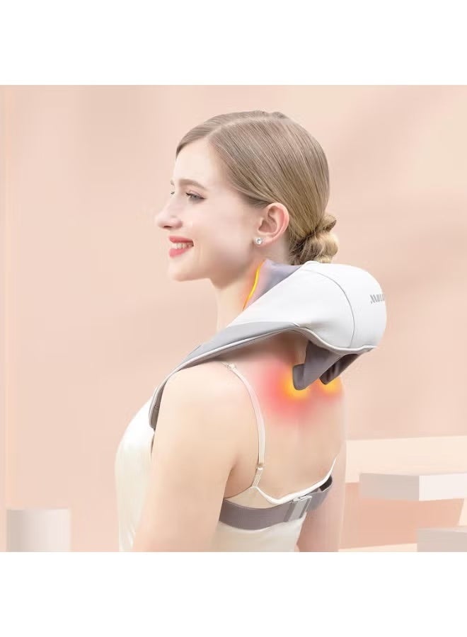 Shiatsu Neck and Back Massager with Soothing Heat, Deep Tissue Kneading Massage Pillow for Shoulder, Leg, and Full Body Pain Relief, Electric Massager for Home, Office, and Car Use. - Image 1